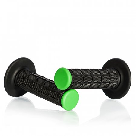 Motokros gripi MOTION STUFF ADVANCED Black/Green (half-waffle)