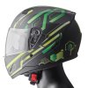 Full face helmet GMS HEXAGO graphic green L