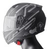 Full face helmet GMS ZG12501 HEXAGO graphic grey S