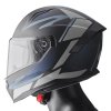 Full face helmet GMS ZG12601 VELOX graphic matt black-grey XS